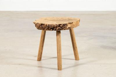 French Elm Side Table