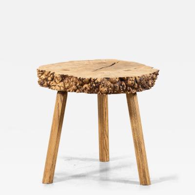 French Elm Side Table