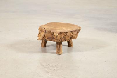French Elm Side Table