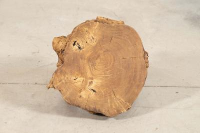 French Elm Side Table