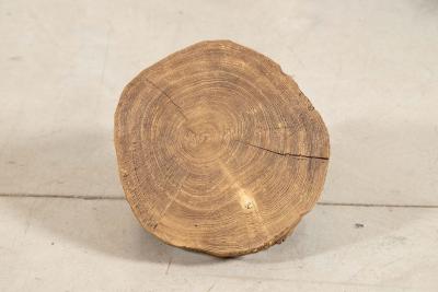 French Elm Side Table