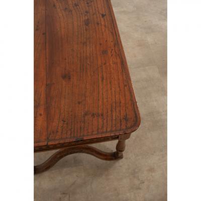 French Elm Side Table From Brittany