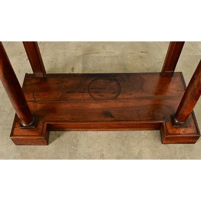 French Empire 19th Century Mahogany Console Table