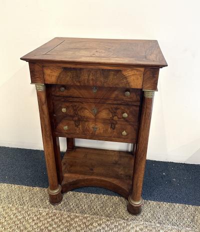 French Empire Bedside Table Early 19th Century