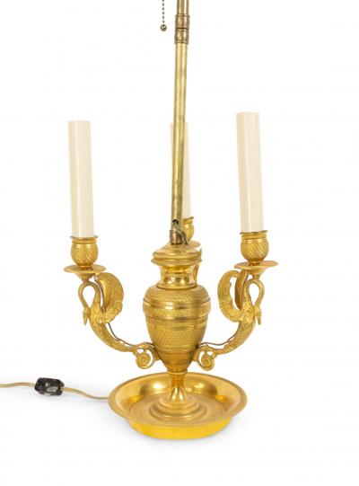 French Empire Bronze Dore Table Lamp