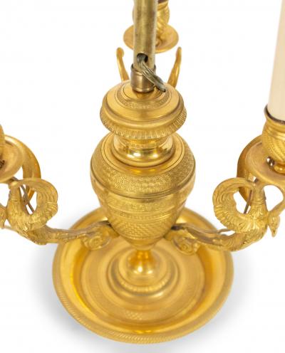 French Empire Bronze Dore Table Lamp