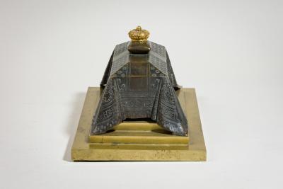 French Empire Bronze Inkwell