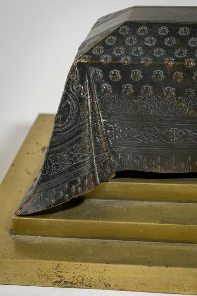 French Empire Bronze Inkwell
