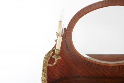 French Empire Bronze Mahogany Vanity