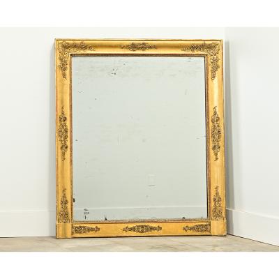 French Empire Gold Gilt Mirror