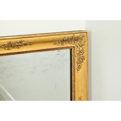 French Empire Gold Gilt Mirror