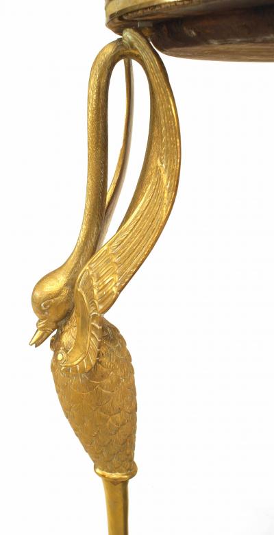 French Empire Gueridon and Marble Table