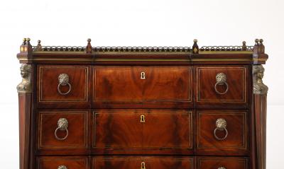 French Empire Mahogany Chest