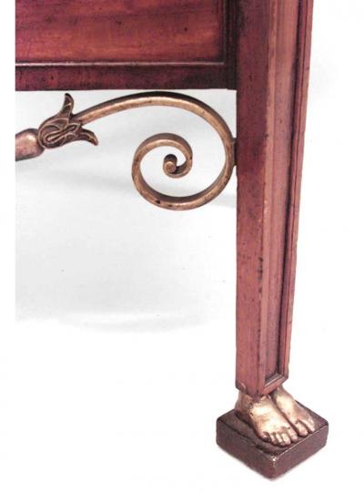 French Empire Mahogany Chest with Egyptian Revival Mounts