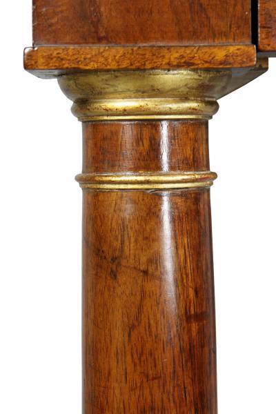 French Empire Mahogany Console Table