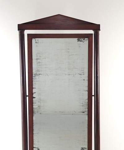 French Empire Mahogany Dressing Mirror 19th Century