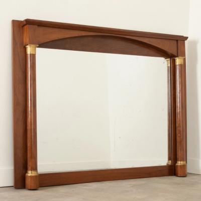 French Empire Mahogany Mantle Mirror