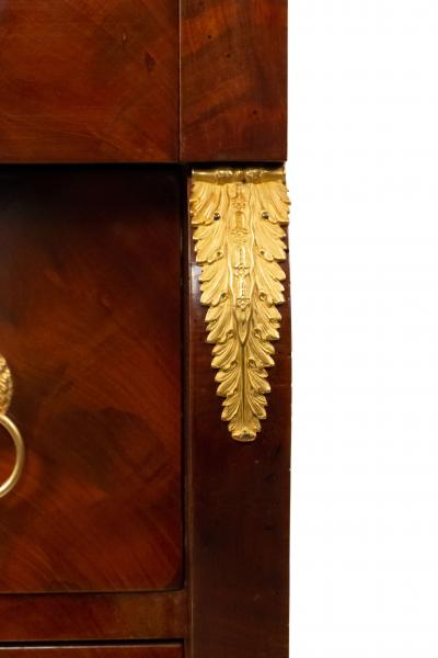 French Empire Mahogany Small Chest 1