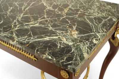 French Empire Mahogany Winged Griffins End Table