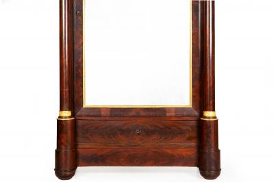 French Empire Ormolu Mounted Mahogany Armoire Wardrobe ca 1820 40