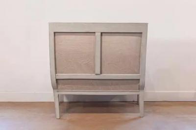 French Empire Style 19th Century Painted Wood Marquise with Carved Palmettes