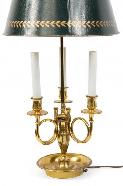French Empire Style Brass Table Lamp