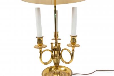 French Empire Style Brass Table Lamp