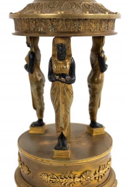 French Empire Style Bronze Egyptian Lamp