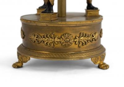 French Empire Style Bronze Egyptian Lamp