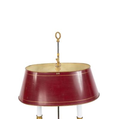 French Empire Style Bronze Swan Table Lamp