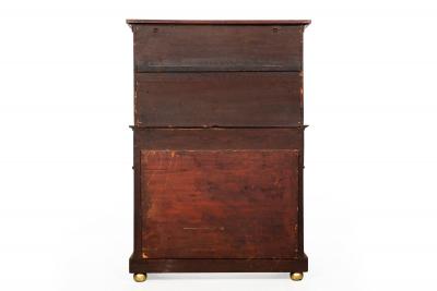 French Empire Style Mahogany Antique Secretary Desk