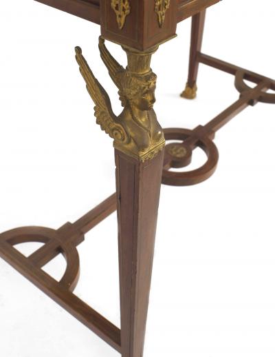 French Empire Style Mahogany Center Table