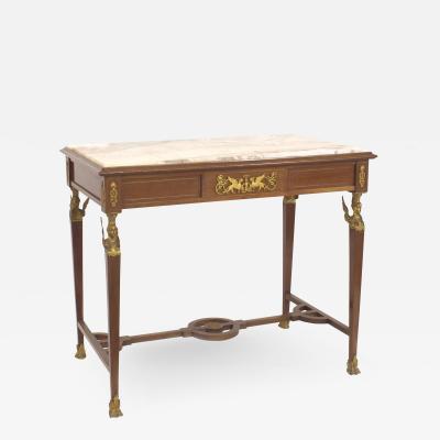 French Empire Style Mahogany Center Table