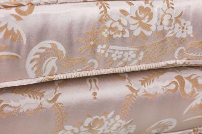French Empire Style Mahogany Pink Chaise