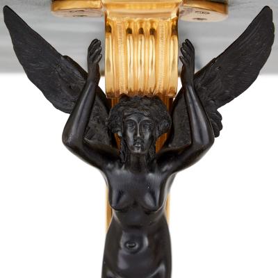 French Empire style ormolu mounted malachite centre table