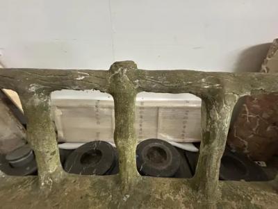 French Faux Bois Garden Bench