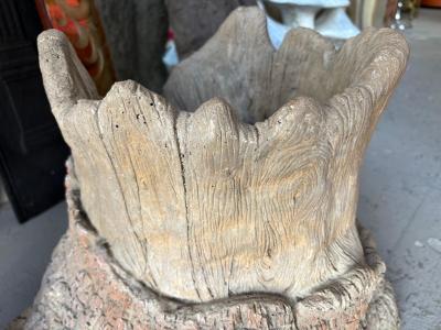 French Faux Bois Jardiniere