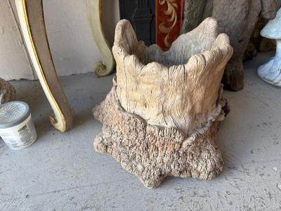 French Faux Bois Jardiniere