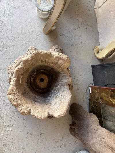 French Faux Bois Jardiniere