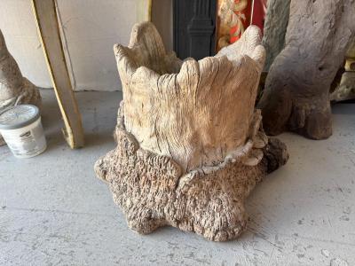 French Faux Bois Jardiniere