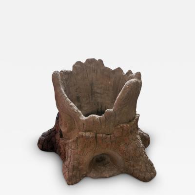 French Faux Bois Jardiniere