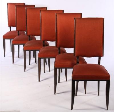 French Forties set of TWELVE dining chairs