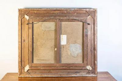 French Framed Oil on Canvas Still Life Painting Signed Morin Depicting Fruits