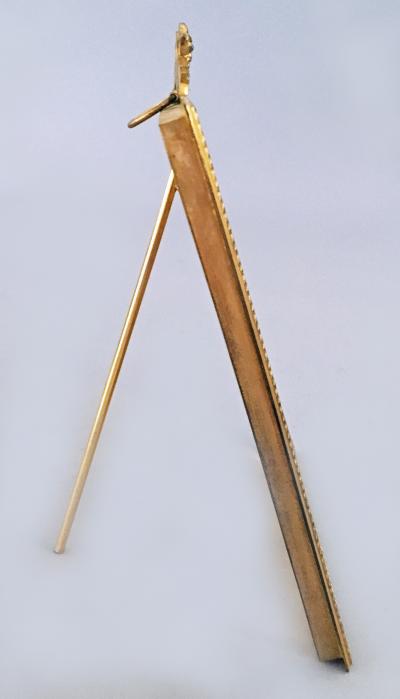 French Gilded Bronze Photo Frame