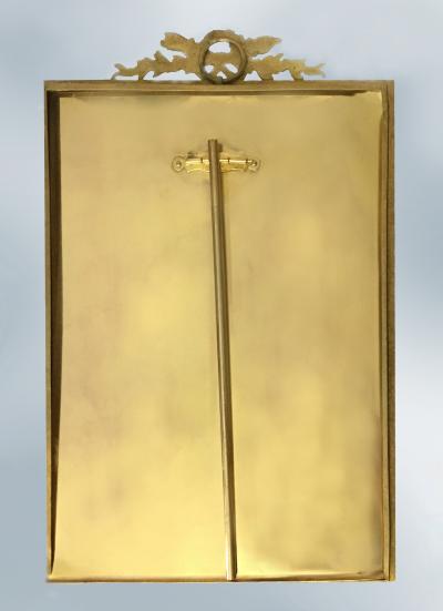 French Gilded Bronze Photo Frame