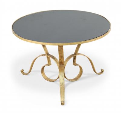 French Gilded Gilt Iron Coffee Table