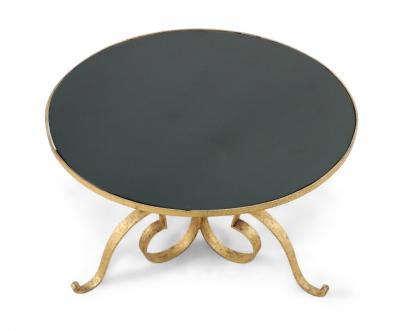 French Gilded Gilt Iron Coffee Table