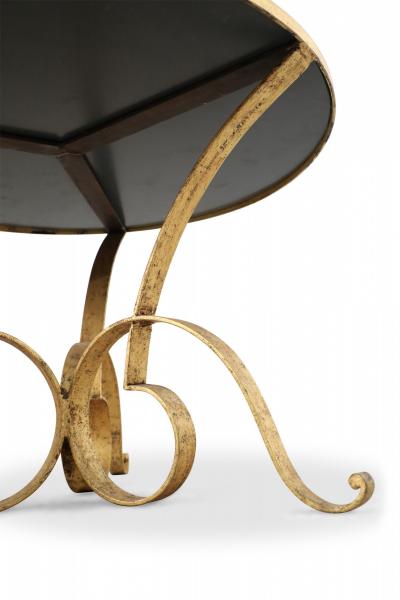 French Gilded Gilt Iron Coffee Table