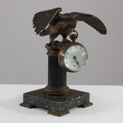 French Gilt Bronze Fob Watch Holder
