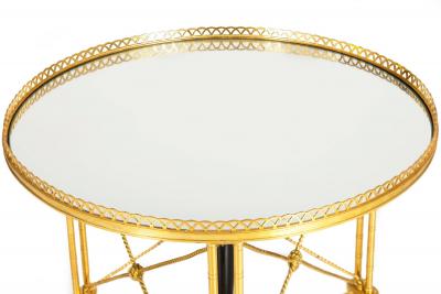 French Gilt Bronze Gueridon Side Table manner of Maison Jansen ca 1930s